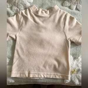 Beige baby tee
